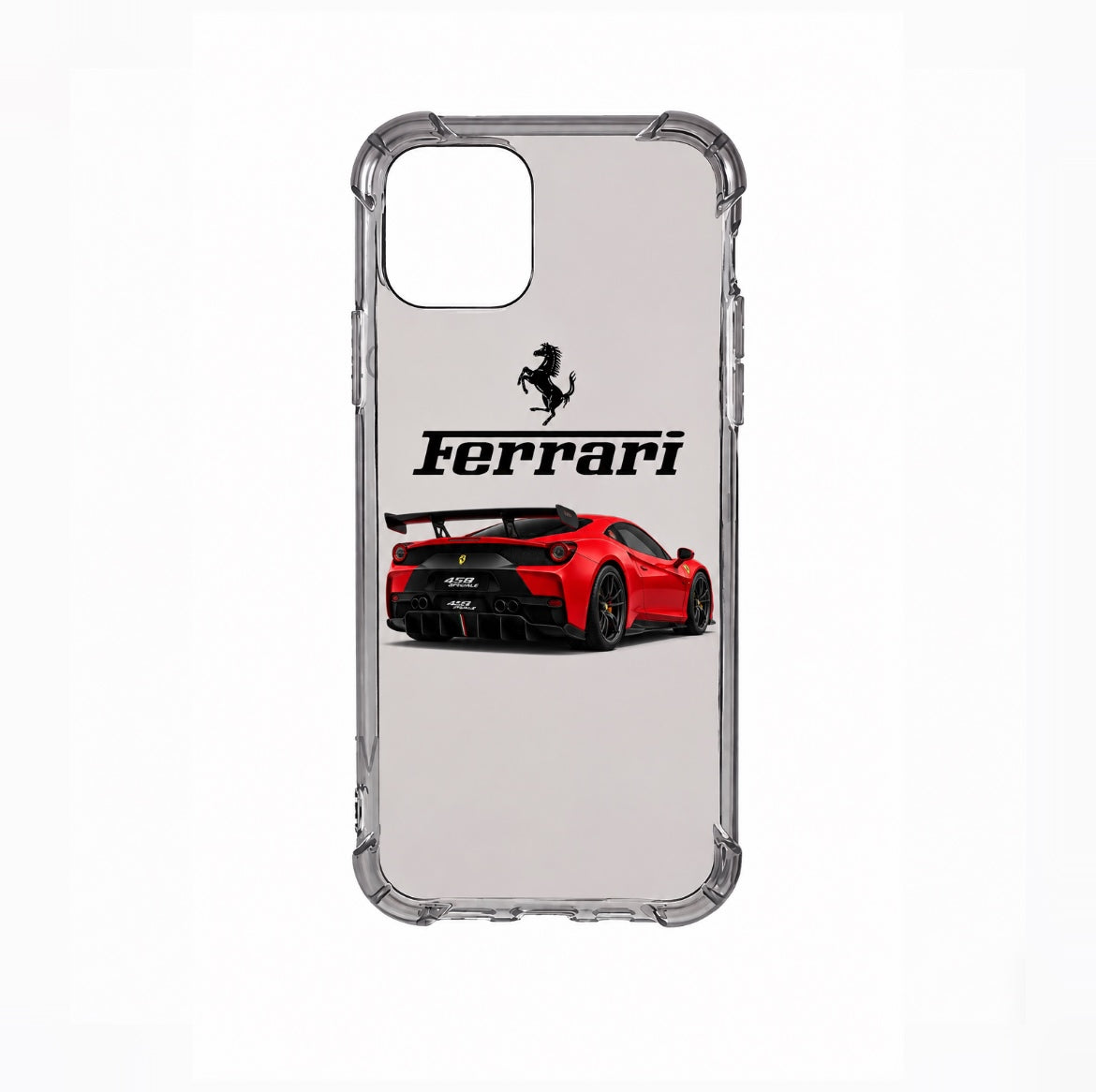 iPhone Clear Case Ferrari